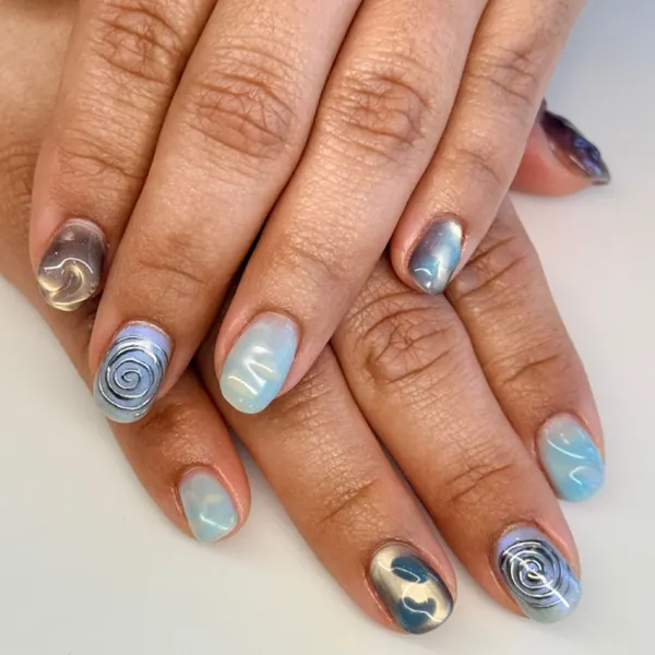 Nail work by Wild Tiger Nails