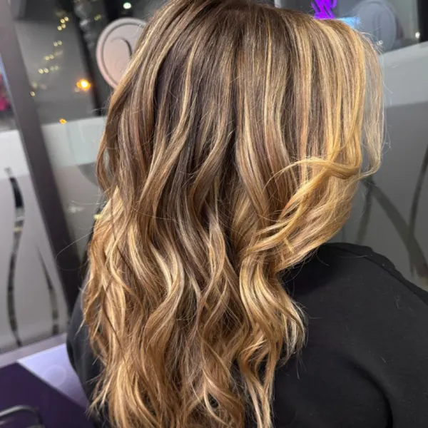 Hair work by X Beauty Studio
