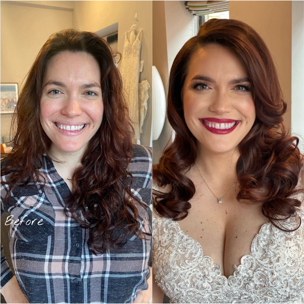 Hair work by X Beauty Studio
