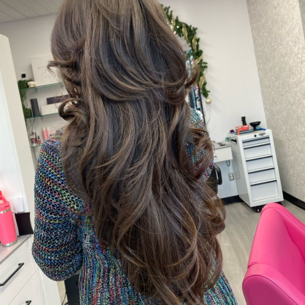 Hair work by X Beauty Studio