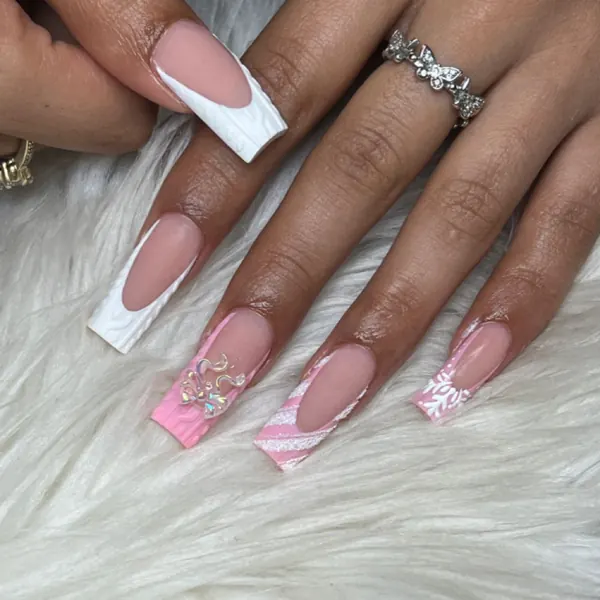 Nail work by XOS Beauty