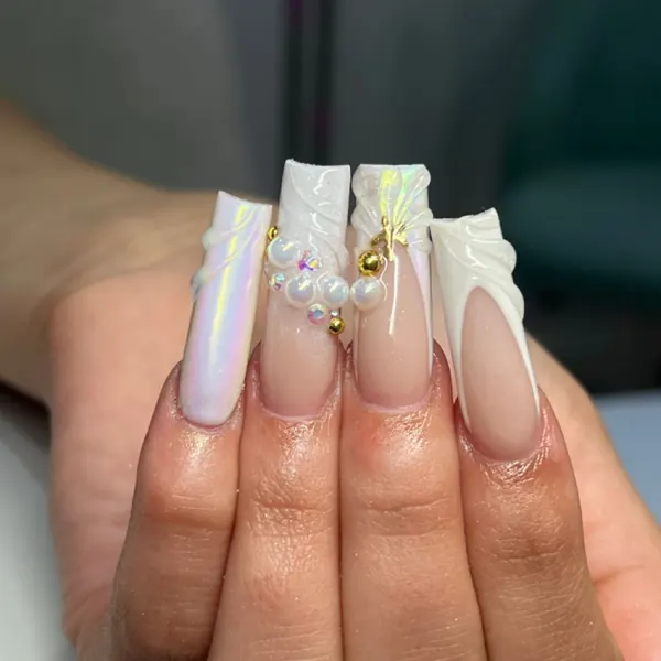 Nail work by XOS Beauty
